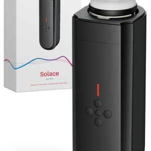 Solace App Controlled 11.6″ Auto Thrusting Masturbator Vibrating Masturbators Black