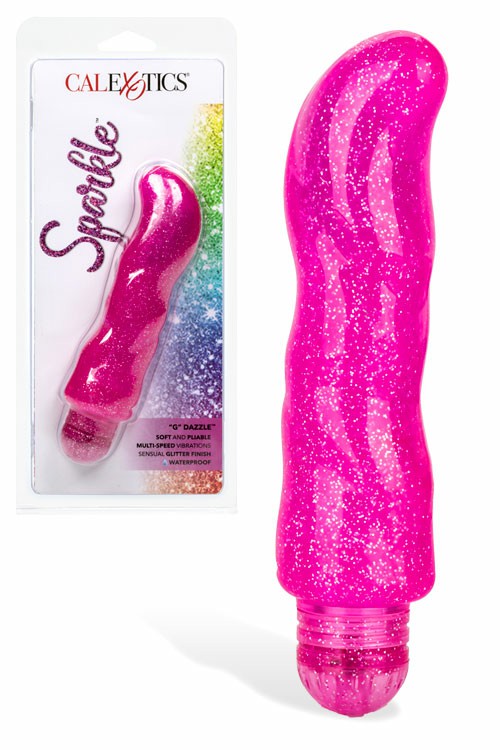 Sparkle G Dazzle 5.25″ G Spot Vibrator G-Spot Vibrators Pink