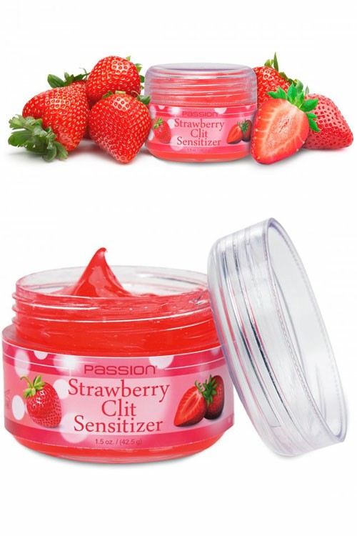 Strawberry Clitoral Sensitising & Cooling Gel (44Ml) Female Sexual Enhancers Pink