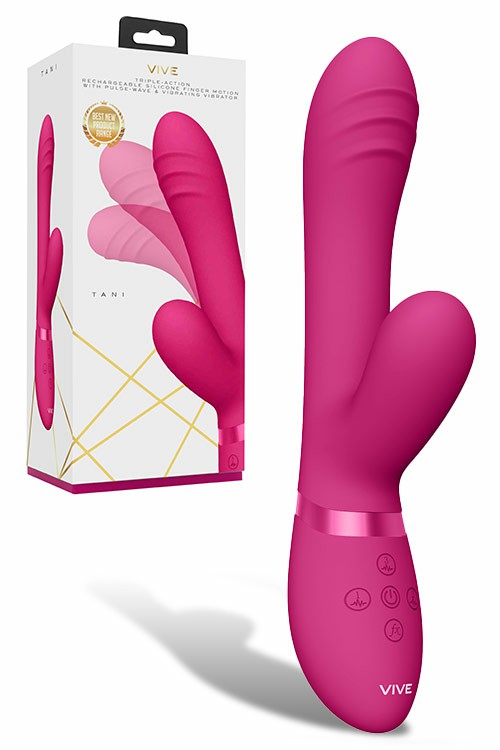 Toys Tani Come Hither Rabbit Vibrator Rabbit Vibrators Pink